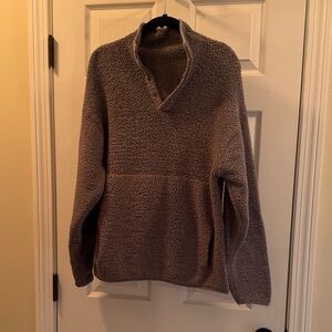 SKIMS gray Textured Women's pullover